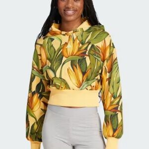 Adidas x FARM Yellow Floral Hoodie 🆕